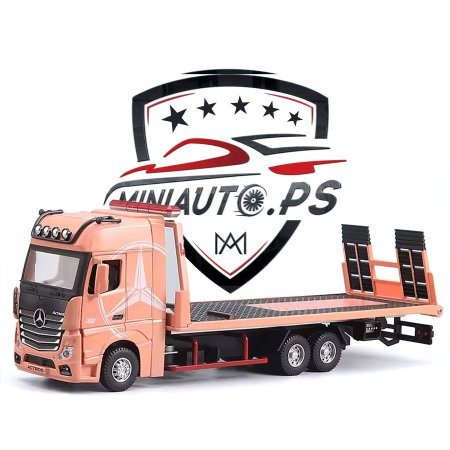 شاحنة مقطورة مسطحة Mercedes Benz Actros قياس 1/24